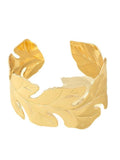 Regal Leaf Cuff Bracelet