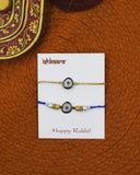 Blessed Gaze Bhaiya Bhabhi Rakhi Combo