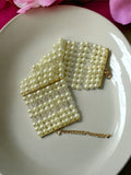 Pearly Layered Wrap Bracelet