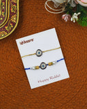 Blessed Gaze Bhaiya Bhabhi Rakhi Combo