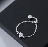Gem Circle Chain Ring