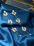Blooming Pearl Drop Earrings