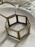 Luxe Glass Box -Hexagon