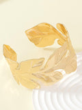 Regal Leaf Cuff Bracelet