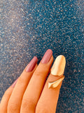 Bombshell Nail Ring Gold