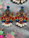 Maa Durga Beaded Earrings