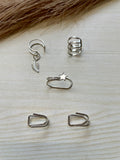 Silver Stunners Earcuff Combo