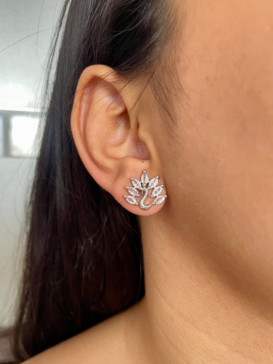 Twinkling Tiara AD Studs