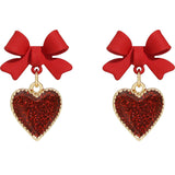 Romantic Bow Drop Earrings