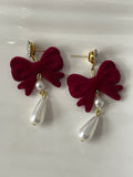 Sweet Bow Drop Earrings