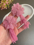 Beaded Bloom Earrings