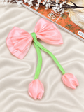 Tulip Bow Hair Clip
