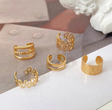 Golden Dreamy Earcuff Combo