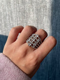 Diamond Cascade Sparkle AD Ring