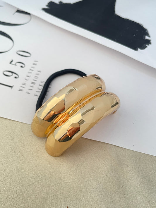 Beaten Chunky Hair Ties