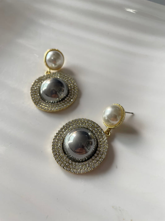 Delicate Pearl Drop Earrings