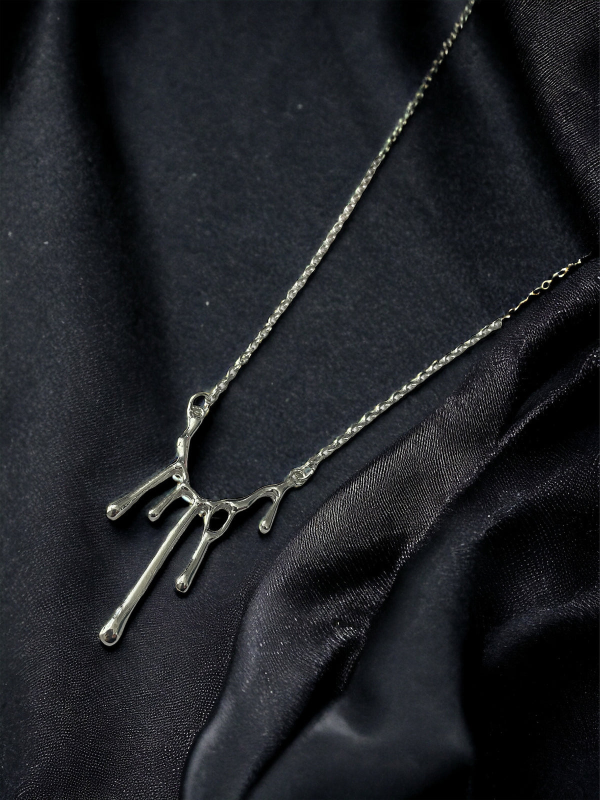Silver Spiked Chain