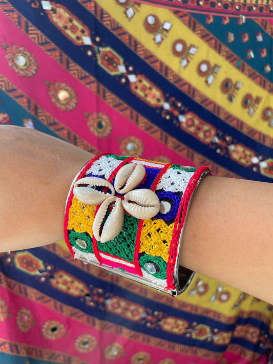 Colorful Mirror Hand Cuff