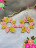 Falak Ka Phool Beaded Earrings