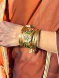 Mayur Kundan Cuff Bracelet