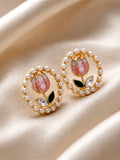 Pearl Tulip Studs