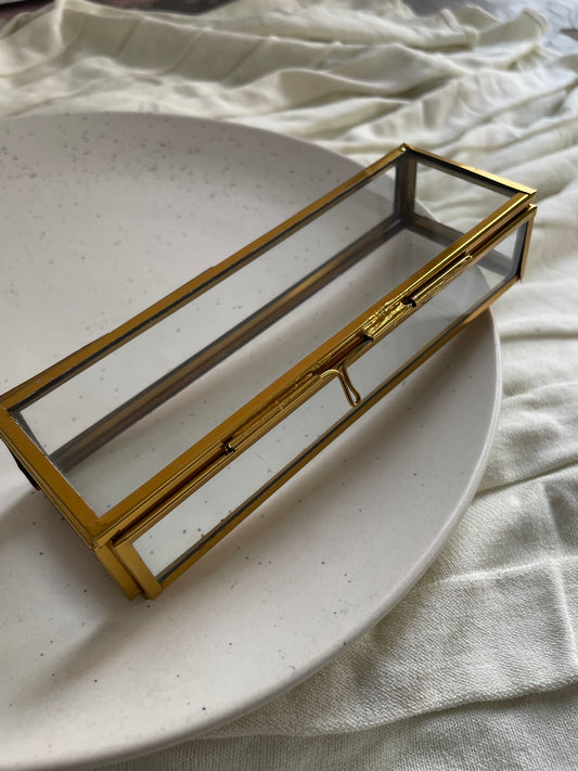 Luxe Glass Box -Rectangle