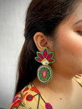 Karva Mirror Beaded Earrings