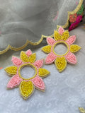 Falak Ka Phool Beaded Earrings