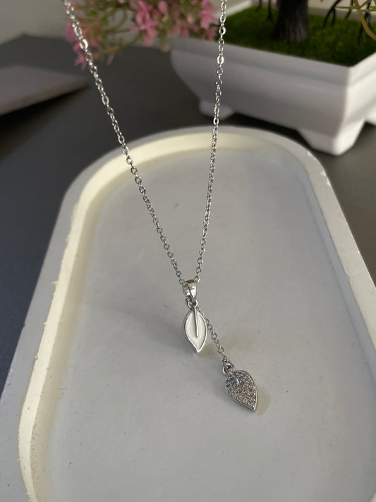 Silver Floral Petal Chain