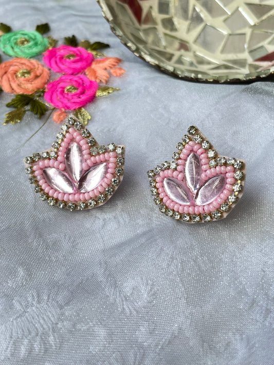 Deep Beaded Earrings