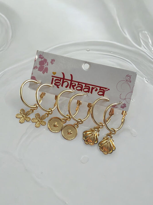 Coastal Charm Hoops Combo