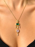 Regal Gemstone Necklace
