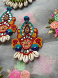 Maa Durga Beaded Earrings