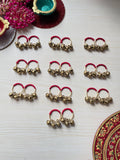 Ghungroo Aarti Ring Set Of 10 Pairs