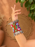 Rajwadi Mirror Cuff Bracelet