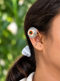 Rangrezika Oxidised Earcuff