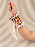 Boho Shell Mirror Cuff Bracelet