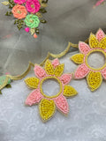 Falak Ka Phool Beaded Earrings