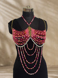 Sunset Seductress Beaded Top