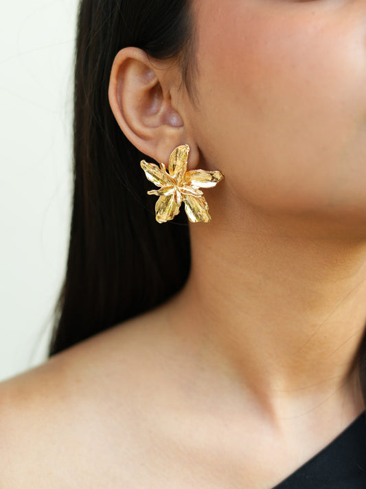 Goldleaf Bloom Earrings