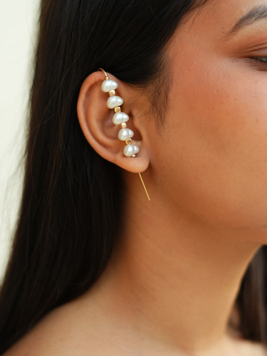 Mystic Mirage Pearl Earcuff