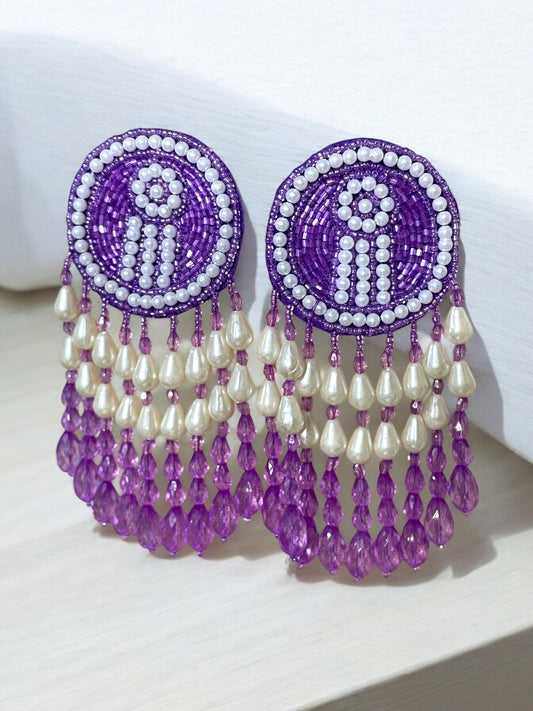 Lavender Blossom Earrings