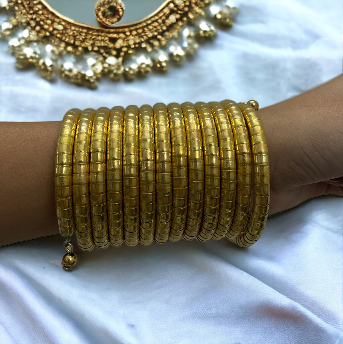 Spiral Antique Layered Bracelet