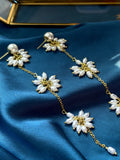 Blooming Pearl Drop Earrings