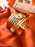 Mayur Kundan Cuff Bracelet