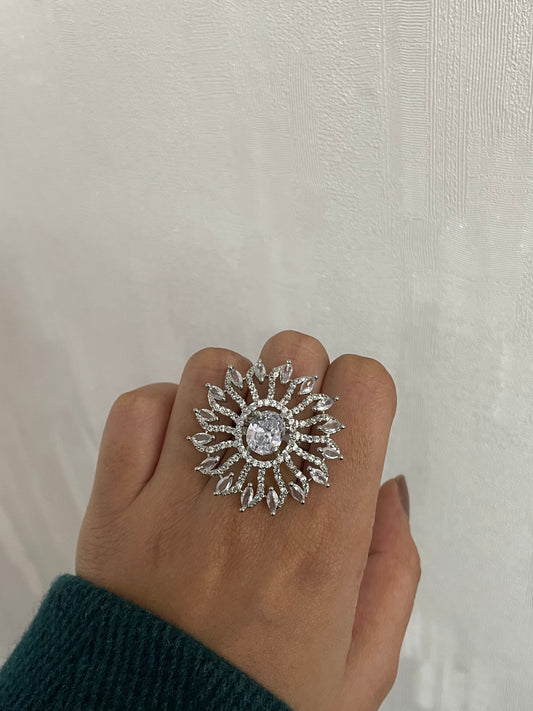 Diamond Frostflower Brilliance AD Ring