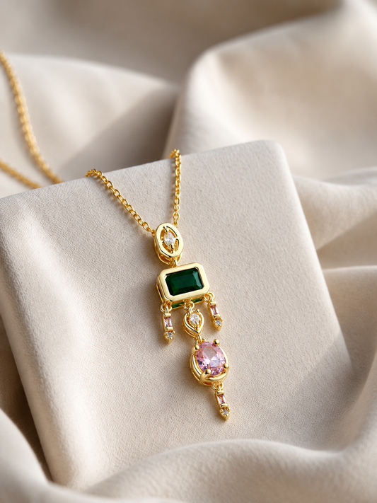 Regal Gemstone Necklace
