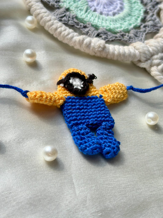 Minion Crochet Rakhi