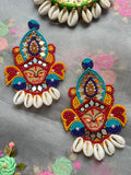Maa Durga Beaded Earrings