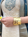 Brass Beauty Cuff Bracelet